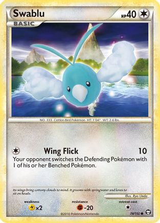 Swablu 078  - Reverse Holofoil Triumphant - Common
