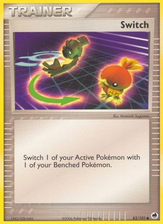 Switch 083  - Reverse Holofoil Dragon Frontiers - Common