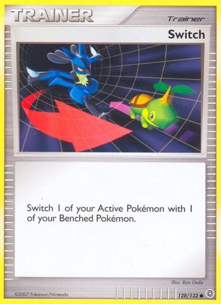 Switch 128/132  - Reverse Holofoil Secret Wonders - Common