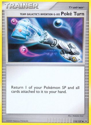 Team Galactic's Invention G-105 Poke Turn 118/127  Platinum - Uncommon