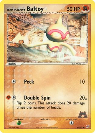 Team Magma's Baltoy 060/95  Team Magma vs Team Aqua - Common