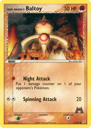 Team Magma's Baltoy 061/95  Team Magma vs Team Aqua - Common