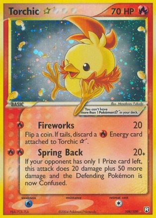 Torchic Star  - Holofoil Team Rocket Returns - Ultra Rare