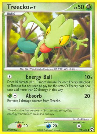 Treecko 090  - Reverse Holofoil Great Encounters - Common