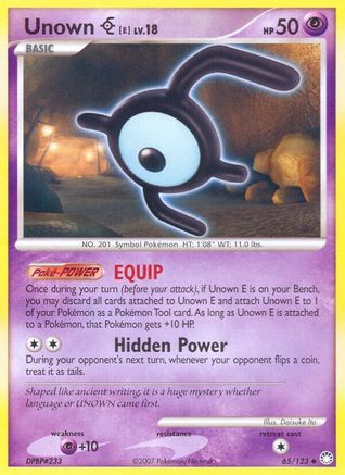 Unown [E] 065  Mysterious Treasures - Uncommon