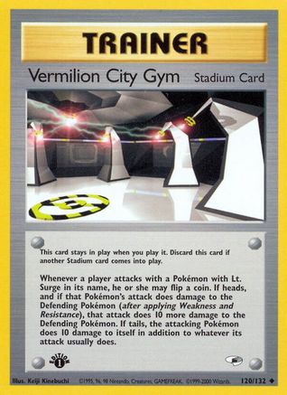 Vermilion City Gym 120/132  - Unlimited Gym Heroes - Uncommon
