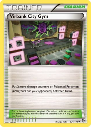 Virbank City Gym 126/135  - Reverse Holofoil Plasma Storm - Uncommon