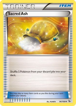 Sacred Ash 096/106  XY  Flashfire - Uncommon