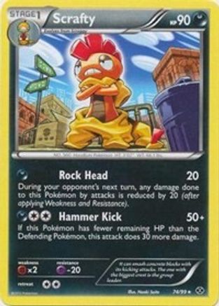 Scrafty 074/099  Deck Exclusives - Rare