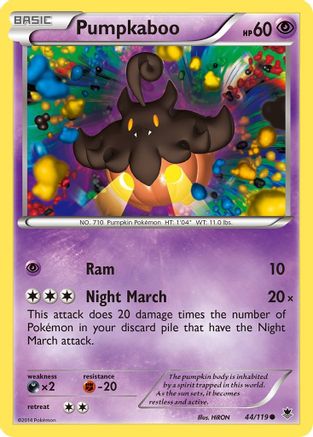 Pumpkaboo 044/119  XY  Phantom Forces - Common