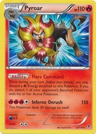 Pyroar 012/119  Deck Exclusives - Rare