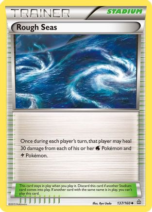 Rough Seas 137/160  - Reverse Holofoil XY  Primal Clash - Uncommon