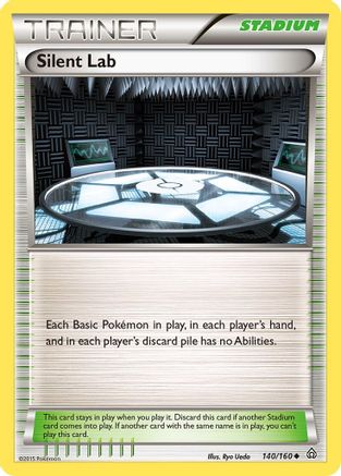 Silent Lab 140/160  - Reverse Holofoil XY  Primal Clash - Uncommon