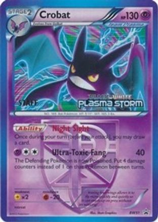 Crobat BW51  - Holofoil Black and White Promos - Promo