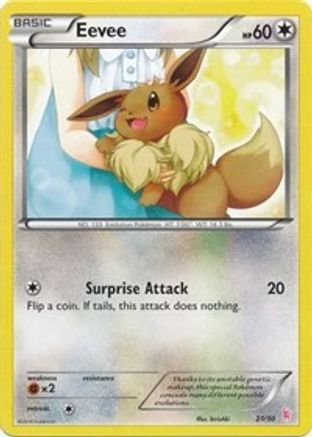 Eevee (21) 021  XY Trainer Kit Sylveon & Noivern - Common