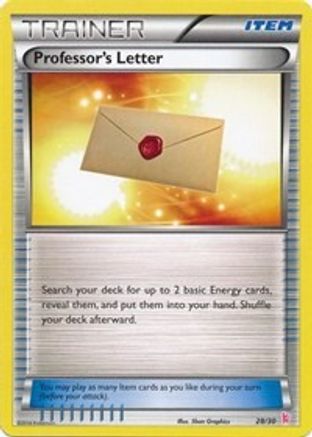 Professor's Letter (Sylveon) 028  XY Trainer Kit Sylveon & Noivern - Common