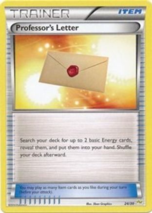 Professor's Letter (Noivern) 024  XY Trainer Kit Sylveon & Noivern - Common