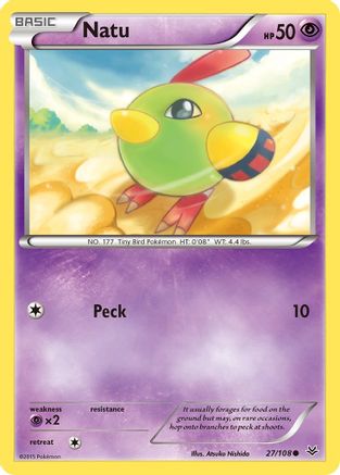 Natu (27) 027/108  XY  Roaring Skies - Common