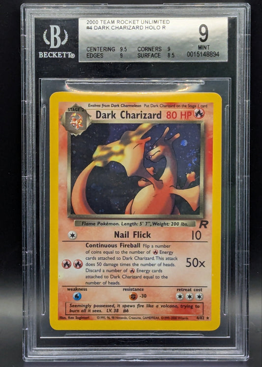 BGS 9 #4 Dark Charizard unlimited