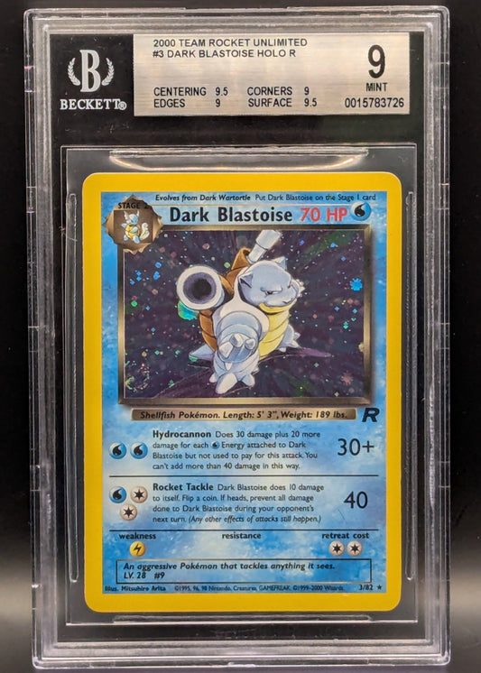 BGS 9 #3 Dark Blastoise unlimited