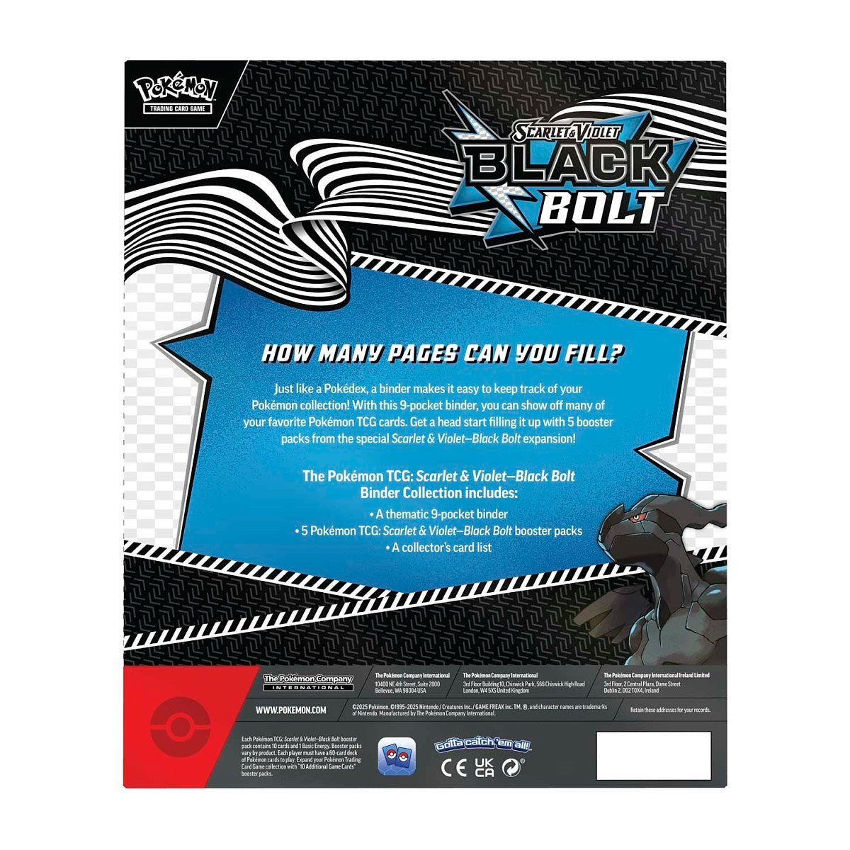 Pokémon TCG: Scarlet & Violet-Black Bolt Binder Collection