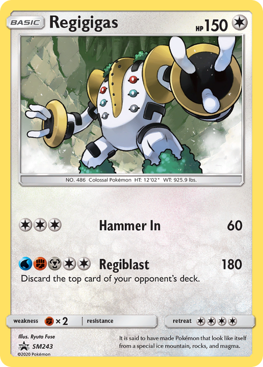 Regigigas SM243  - Holofoil SM Promos - Promo