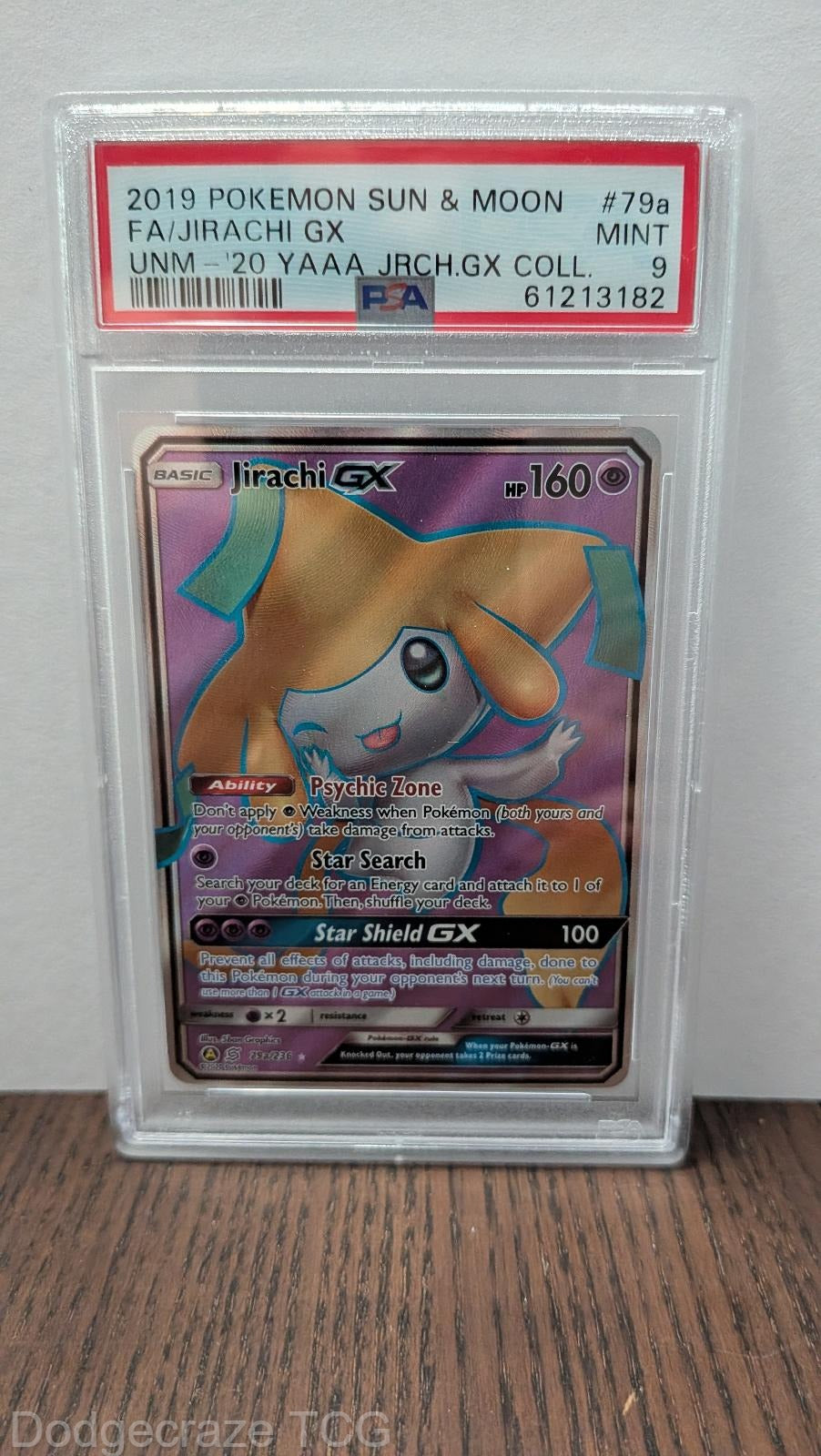 2019 Pokemon Jirachi Gx 2020 Yellow A Alternate Art Collection 79a/236 PSA 9