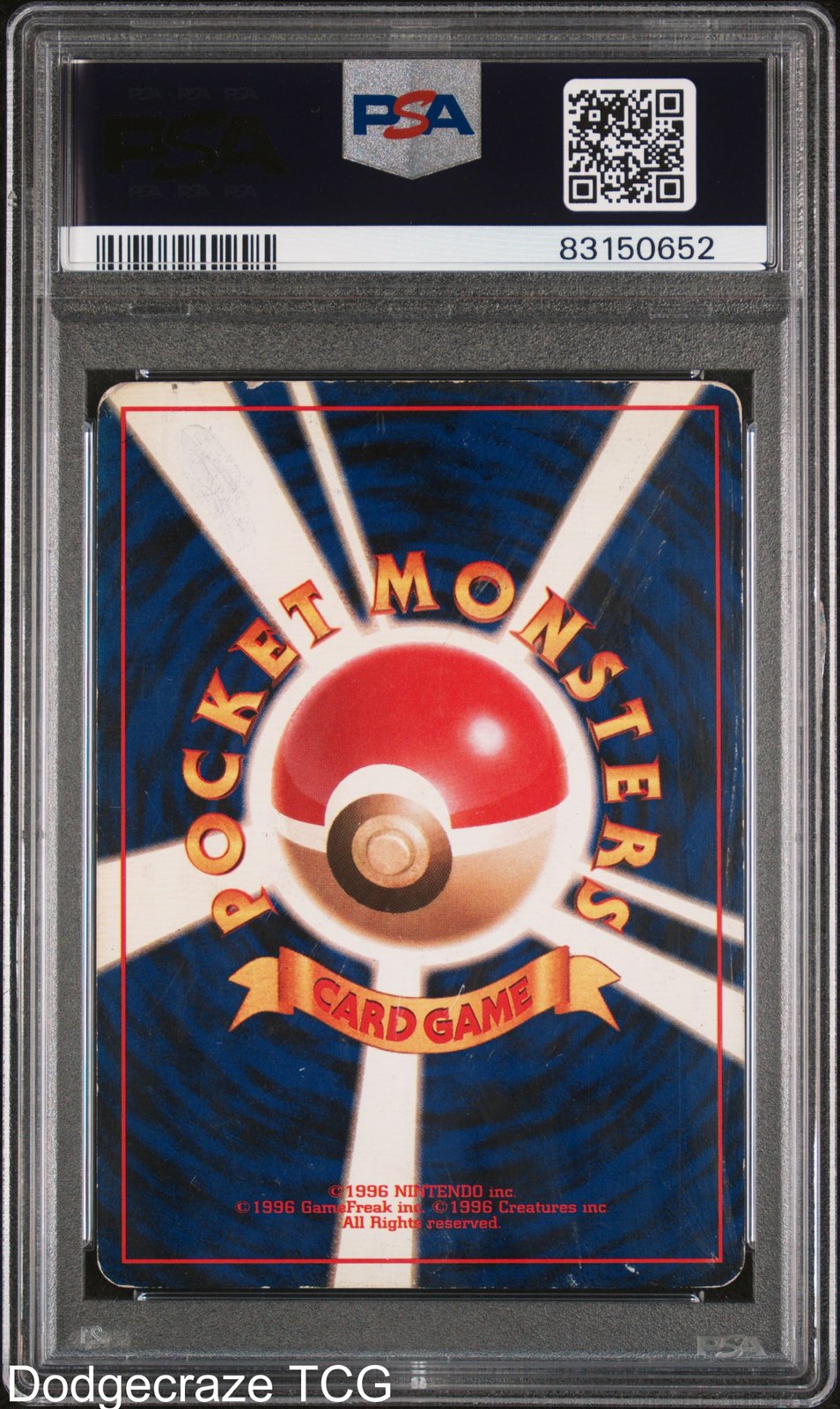 1996 Pokemon Basic Nidoking Holo No Rarity Symbol 34 PSA 1