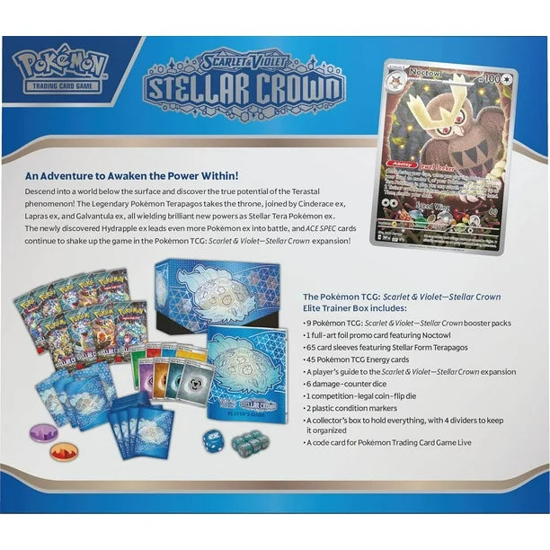Pokémon TCG: Scarlet & Violet—Stellar Crown Elite Trainer Box