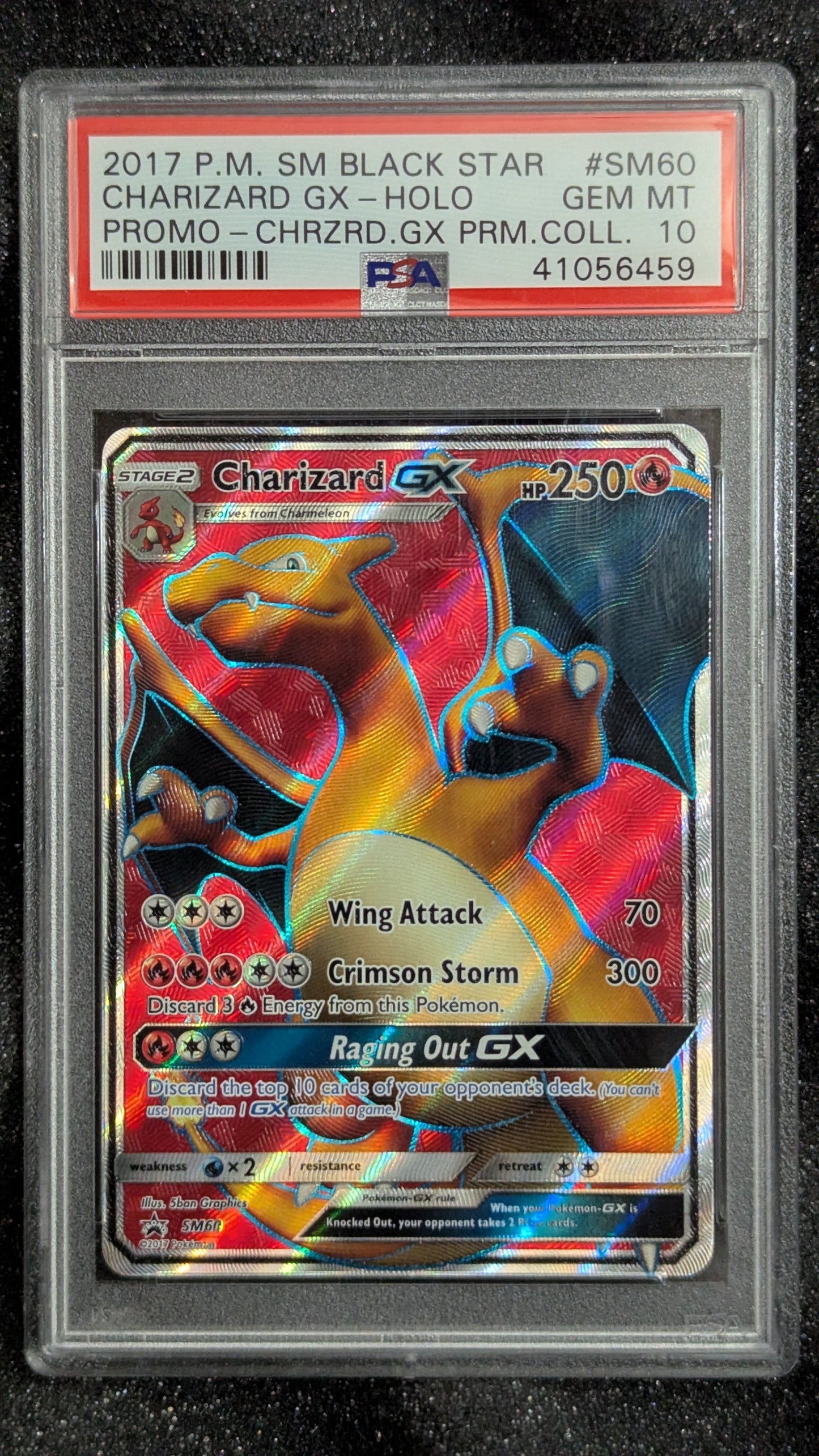 Charizard GX - 2017 Blackstar Promo SM60 - PSA 10