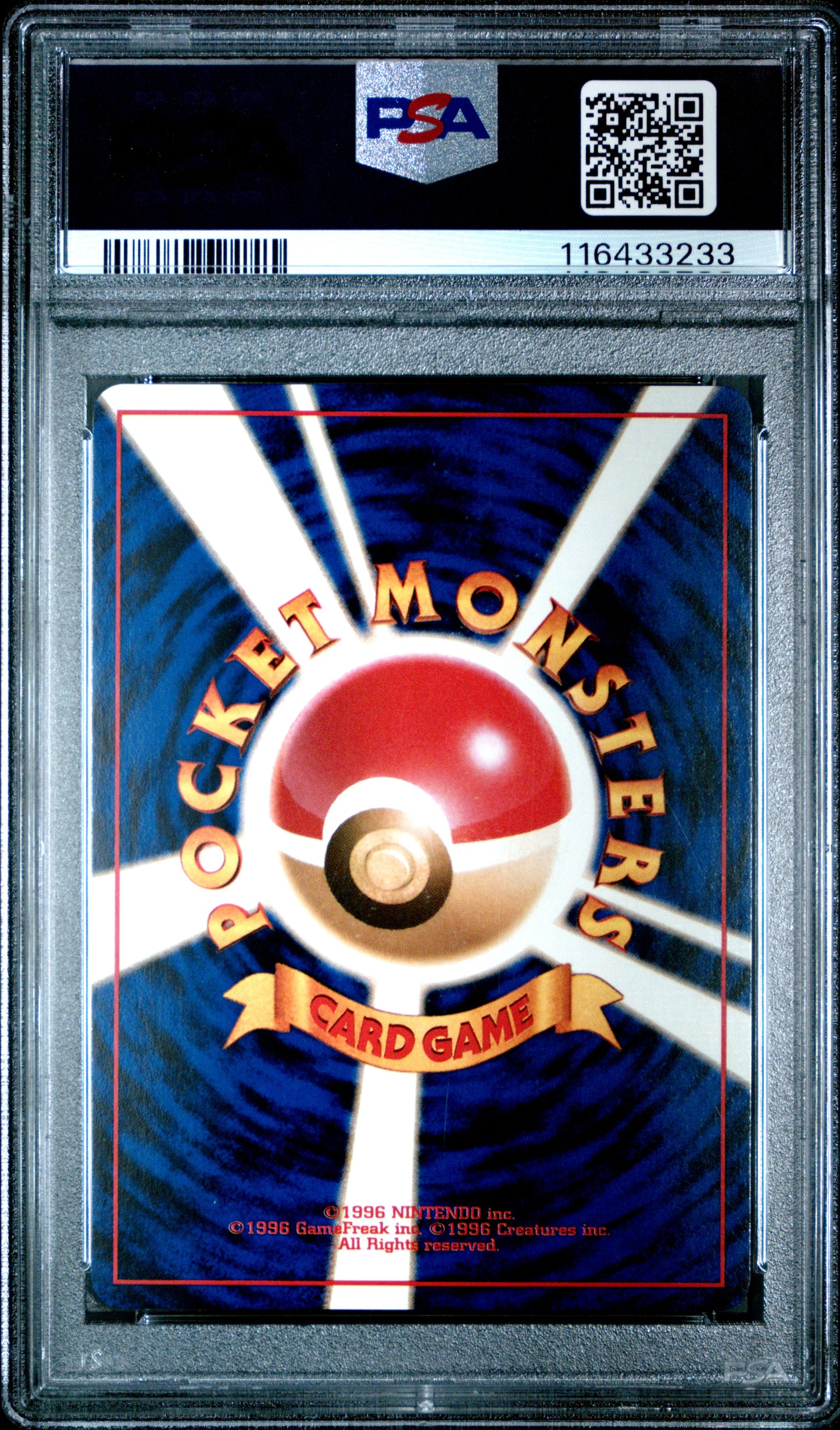 1997 Pokemon Fossil Dragonite Holo 149 PSA 9