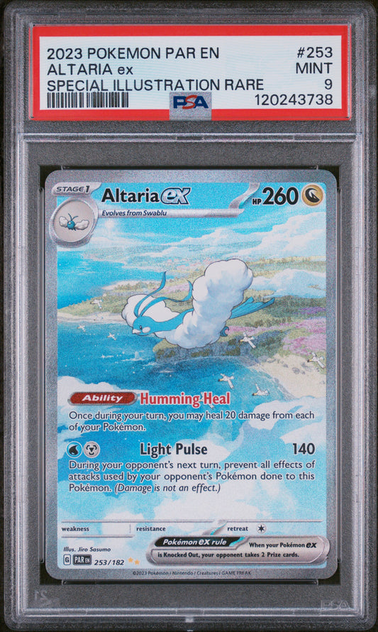 2023 Pokemon Altaria EX Special Illustration Rare 253/182 PSA 9